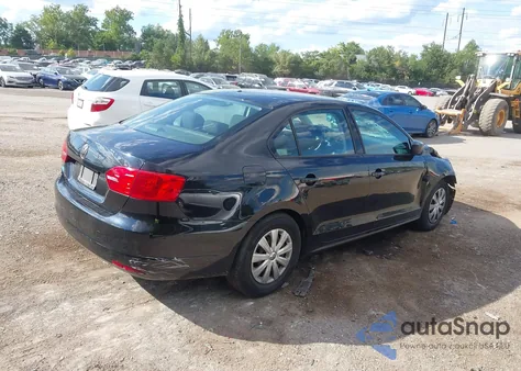 2012 Volkswagen Jetta 2.0L S z USA, uszkodzony, nr VIN 3VW2K7AJ5CM406177